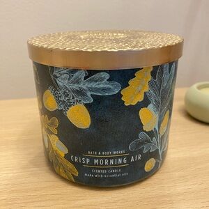 Crisp Morning Air Bath & Body Works 3 Wick Fall Candle